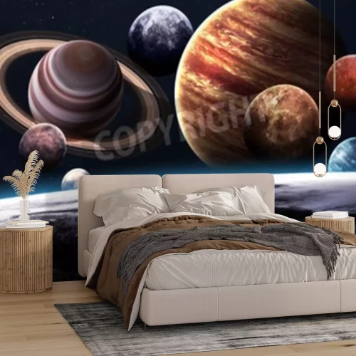 Fotobehang Zonnestelsel universum