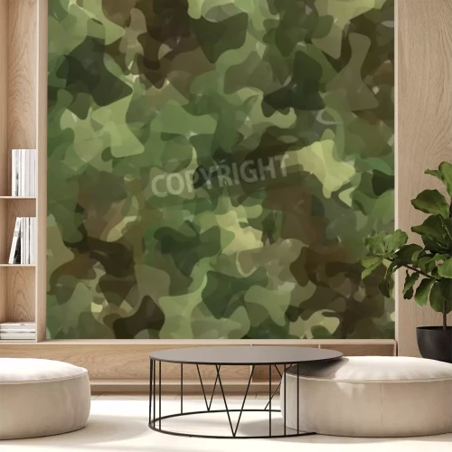 Fotobehang Naadloos camouflagepatroon voor jongeren