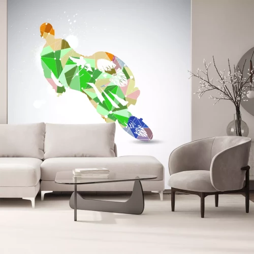 Fotobehang Abstractie met fiets