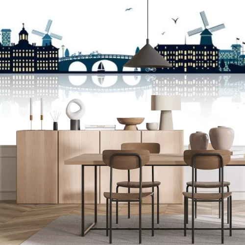 Sticker De Horizon van Amsterdam