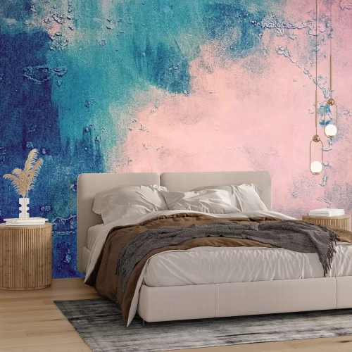 Fotobehang Afbladderende verf