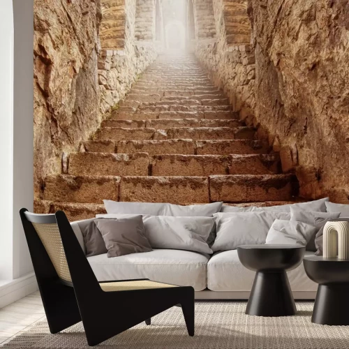 Fotobehang Ancient Upstairs