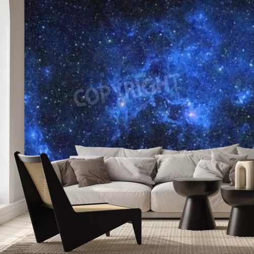 Fotobehang Donkere hemel en sterren