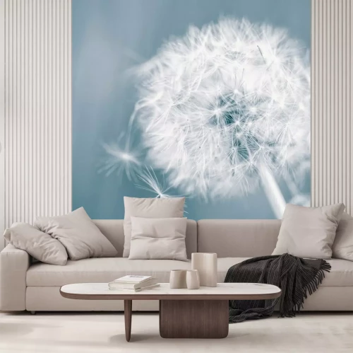 Fotobehang Velden en paardenbloemen