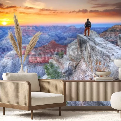 Fotobehang De woestijn en de Grand Canyon