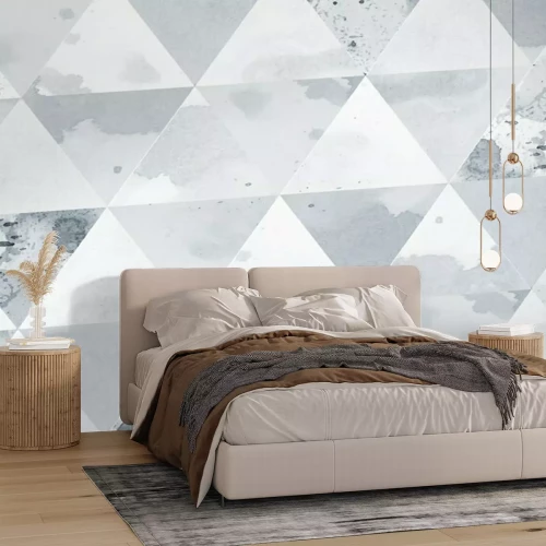 Fotobehang Zwart-wit patroon