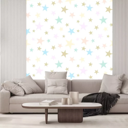 Sticker Abstract naadloos patroon met sterren