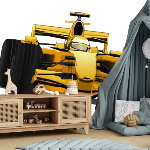 Sticker Gele Formule 1 racewagen