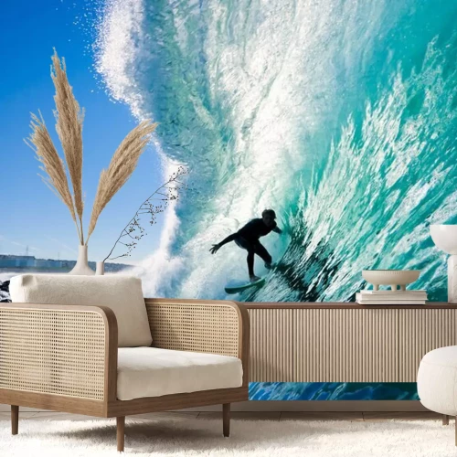 Fotobehang Hoge oceaangolf