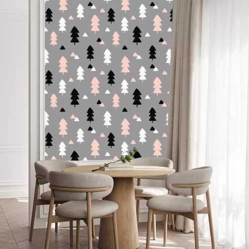 Behang Naadloze Patroon van Kerstmis