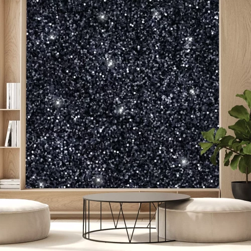 Fotobehang Donkere glitterachtergrond