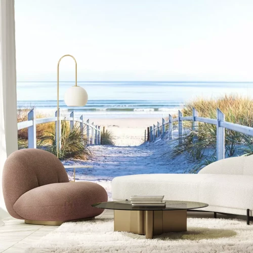 Fotobehang Strand zand en duinen