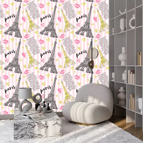 Behang Parijs.