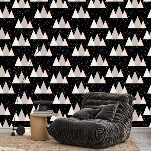 Behang Scandinavisch bergthema