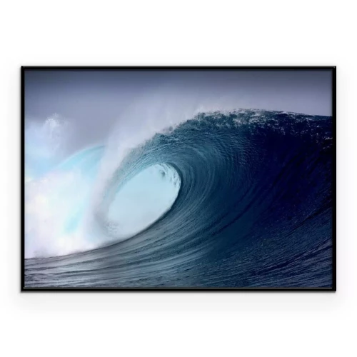 Poster Een majestueuze golf op de oceaan