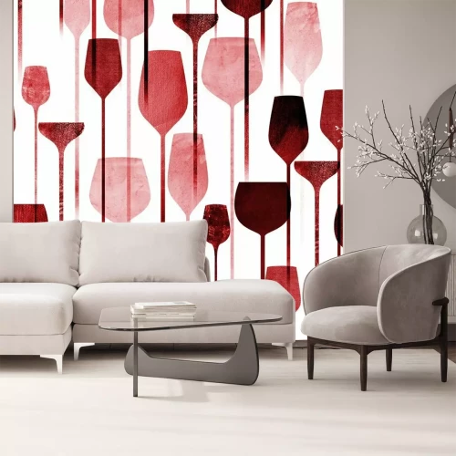 Sticker Dranken van de partij geweven naadloos patroon