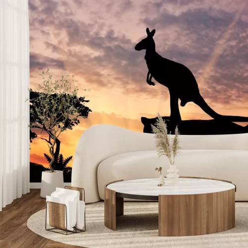 Fotobehang Australische kangoeroe