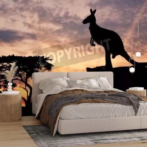 Fotobehang Australische kangoeroe
