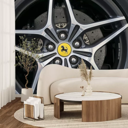 Fotobehang Wiel van Formule 1-auto
