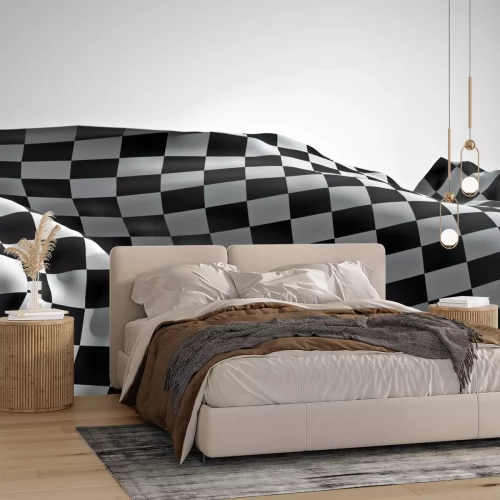 Fotobehang 3D vlag van Formule 1