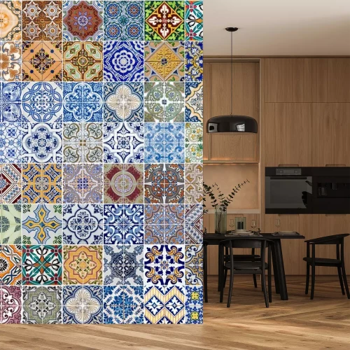 Sticker Set van 48 keramische tegels patronen