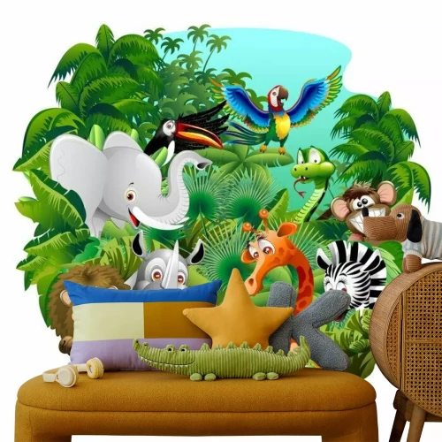 Fotobehang Wilde jungledieren