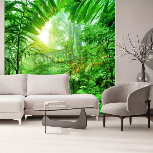 Fotobehang Heldere jungle