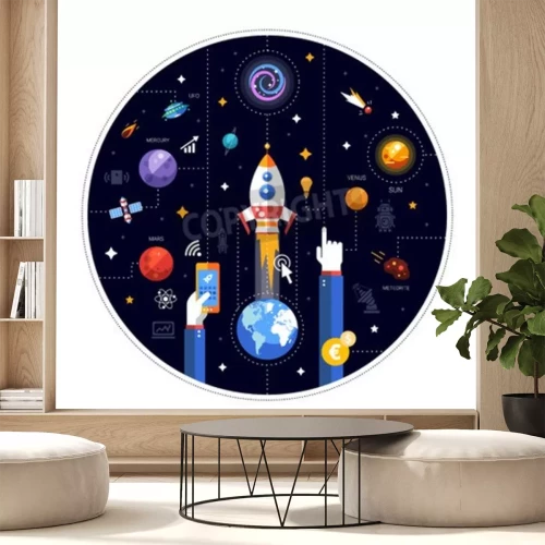 Sticker Ruimte controle