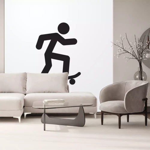 Sticker skateboard illustratie pictogram