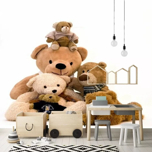 Sticker Teddyberen in verschillende maten en kleuren