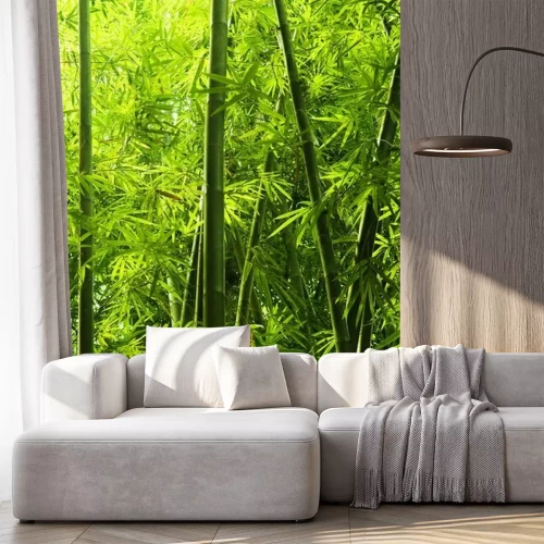 Sticker Bos met bamboe