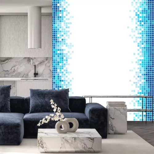 Sticker Modern mozaïek samengesteld uit pixels