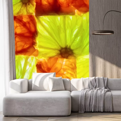 Sticker Citrusvruchten blokjes