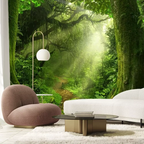 Fotobehang Dichte tropische jungle