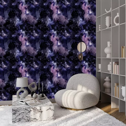 Behang Naadloos heelal patroon