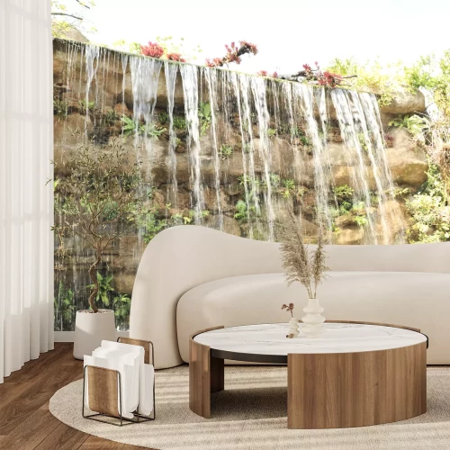 Fotobehang Natuur en waterval