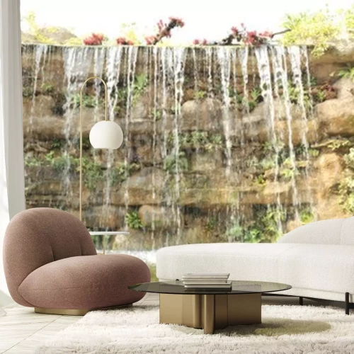 Fotobehang Tropische waterval