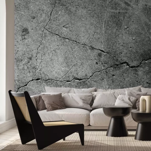 Fotobehang Afbladderend beton