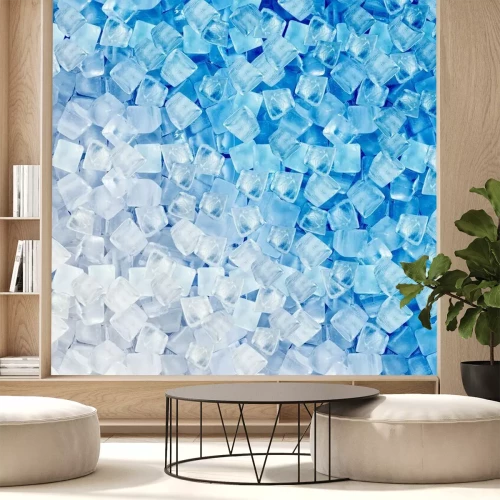 Fotobehang Tweekleurige ijsblokjes