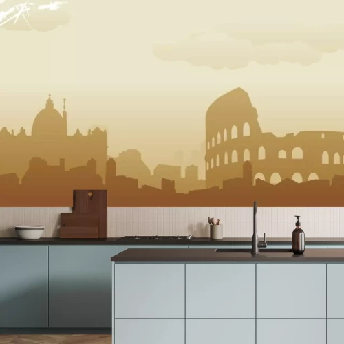 Sticker skyline roma