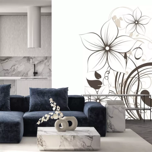 Sticker abstracte appeltje achtergrond