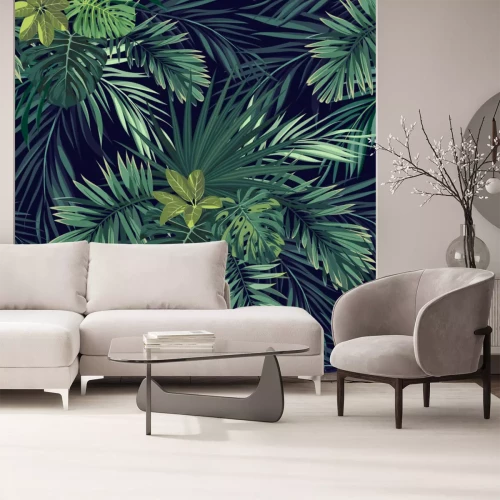 Fotobehang Tropische bladeren