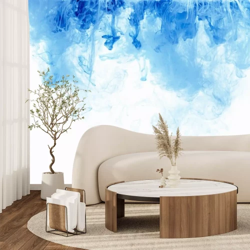 Sticker Smeltende blauwe kleurstof