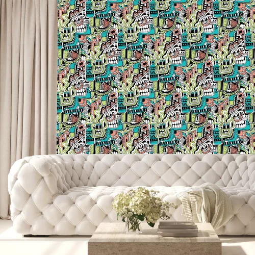 Behang Jeugd kleurrijke foto's