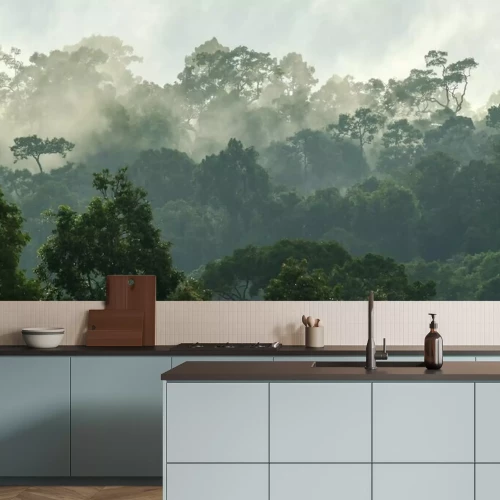 Fotobehang Dageraad in de jungle