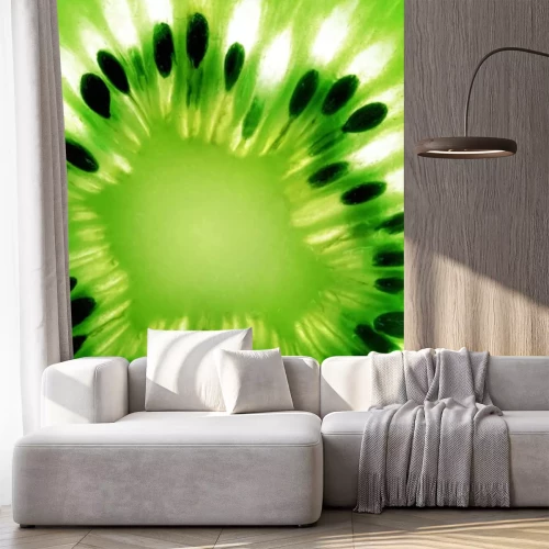 Sticker Abstracte foto van een kiwi