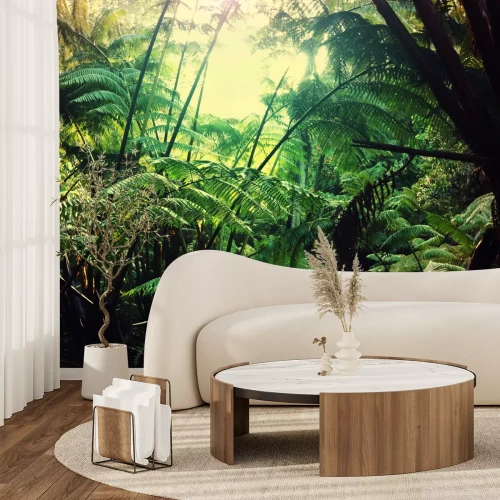 Fotobehang Retro jungle