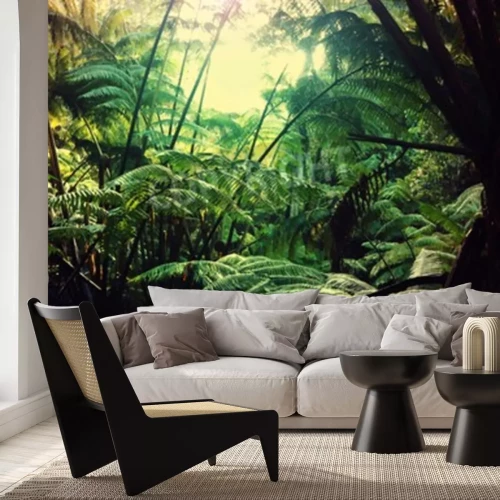 Fotobehang Retro jungle