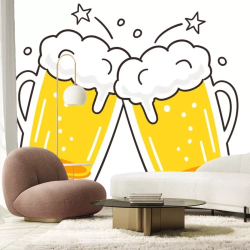 Sticker 乾杯 の イ ラ ス ト