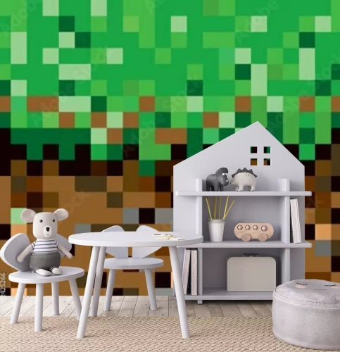 Fotobehang Grafische kleurrijke textuur